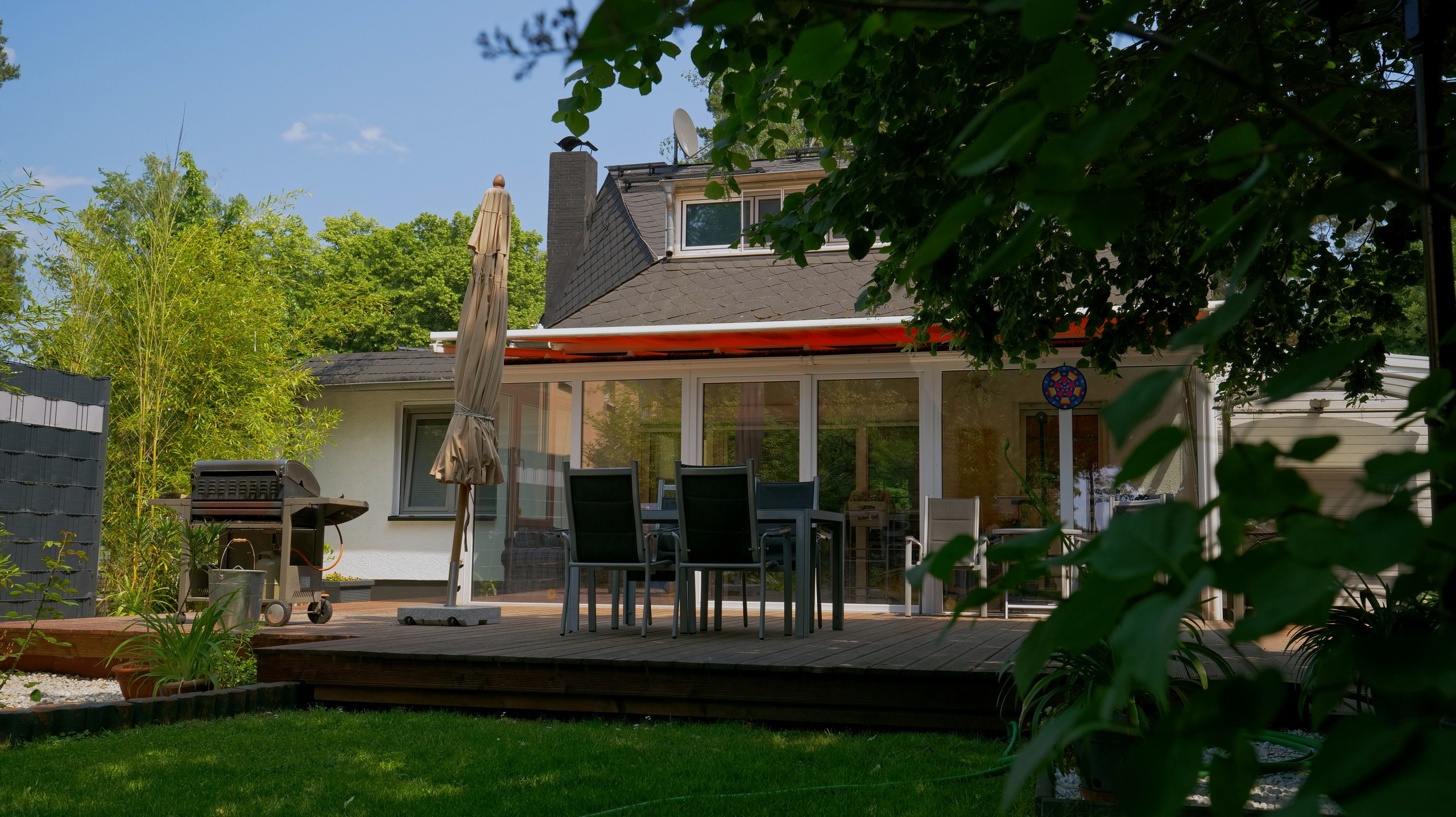 Haus mit Seezugang am Krüpelsee in Kablow – Ensemble Außenansicht