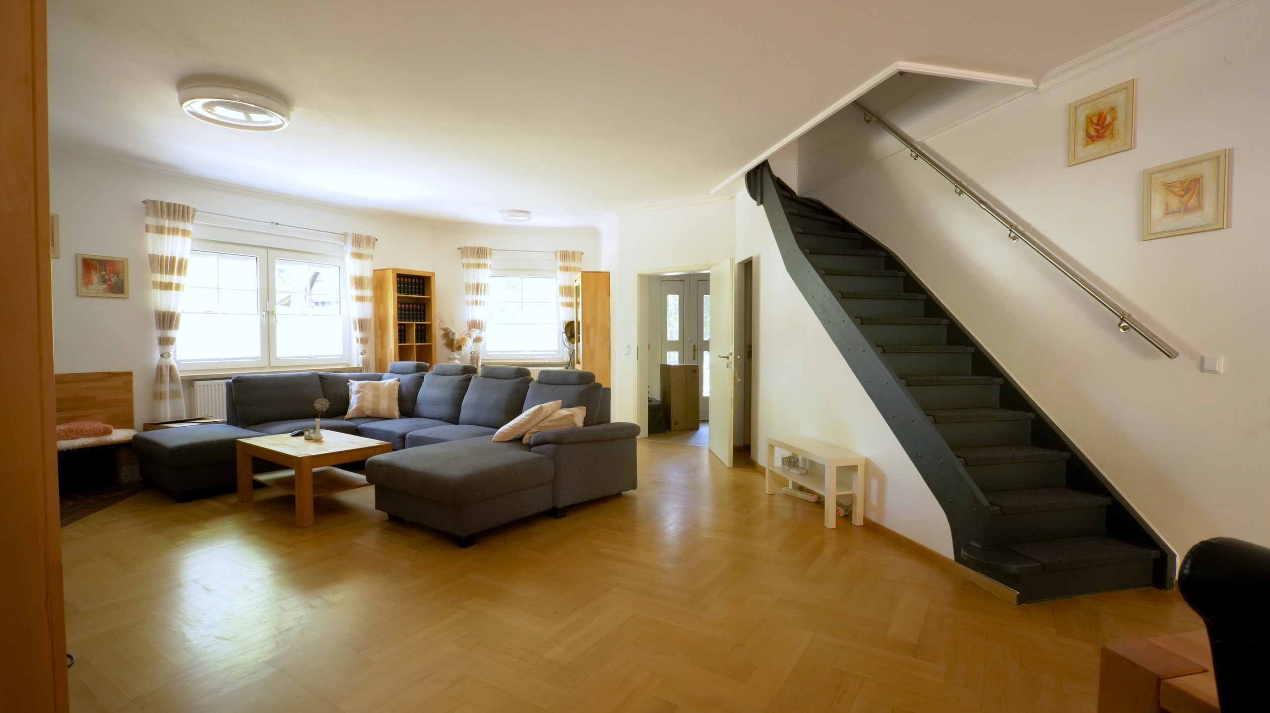 Salon und Küchenbereich – Wohnhaus am Krüpelsee Kablow